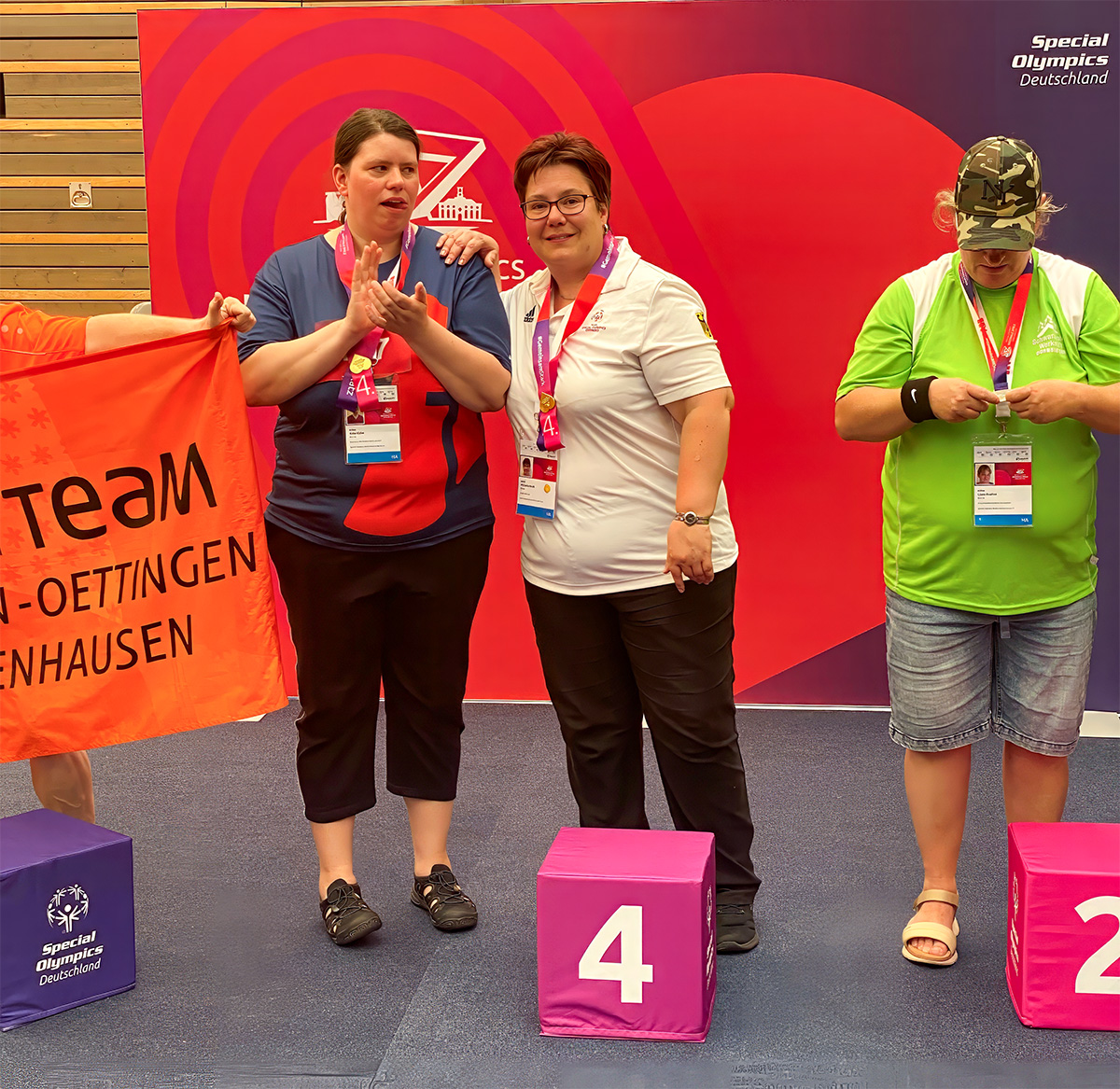 Siegerehrung Michaela Arndt